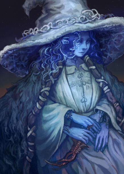 Ranni the Witch (Elden Ring), 2024. Digital painting.